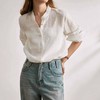 顺丰包邮40901洛诗琳新中式改良小立领禅意老钱风亚麻衬衫006 商品缩略图1