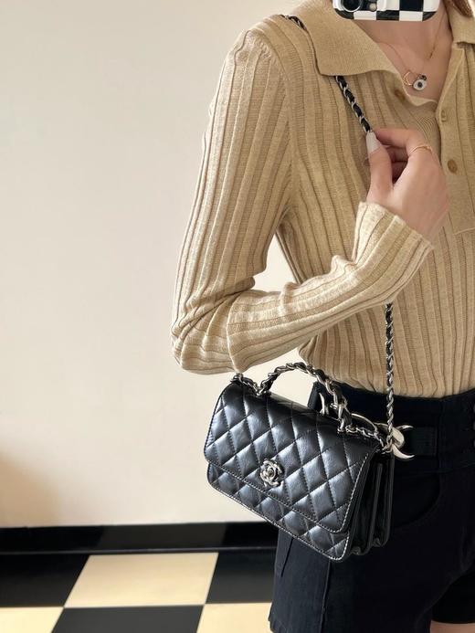 香奈儿23K手柄woc风琴包非常推荐入手的一款包单肩包斜跨包（HH） 商品图3