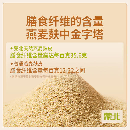 蒙北天然燕麦麸皮200g/袋*2 商品图2