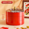 【福气临门❗️国潮招财猫糖果盒】，吉祥如意！家用客厅茶几多层分格干果盒过年喜庆结婚瓜子零食收纳盒马年春节新年 商品缩略图9