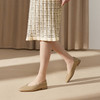【静音系列】千百度低跟裸色浅口单鞋女款羊皮晚晚鞋A25184609 商品缩略图2
