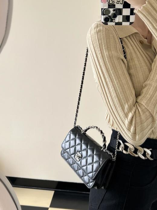 香奈儿23K手柄woc风琴包非常推荐入手的一款包单肩包斜跨包（HH） 商品图8