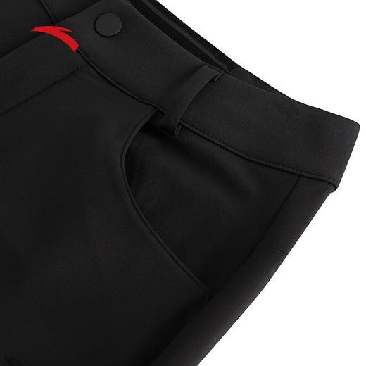 安踏（ANTA）高腰长裤 女士冬季新款加绒新款弹力休闲运动裤直筒裤子162517503 商品图3