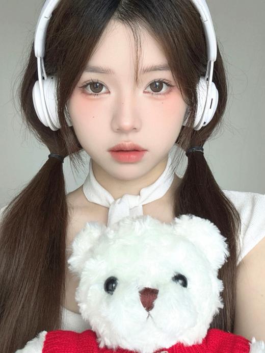 allecon半年抛 玉米豆乳 棕/芝麻豆乳 灰 14.5mm 美瞳两片装 有同款日抛月抛 商品图10