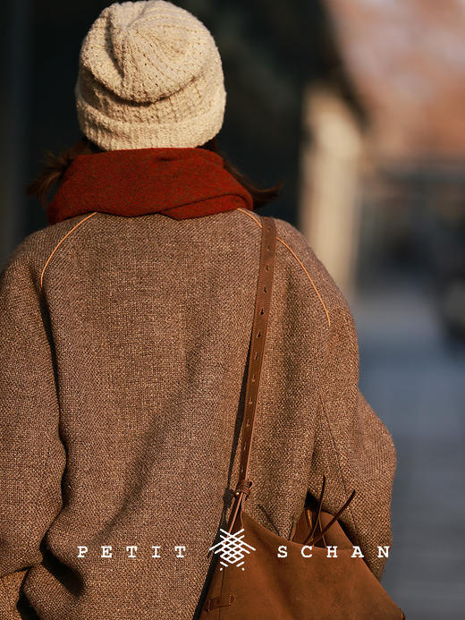 PETIT SCHAN小闪 CLO#704 The golden days 鎏金岁月 羊毛亚麻新中式外套 商品图3