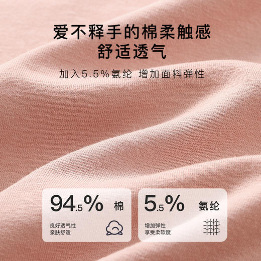 【大码高腰2条装】100%纯棉裆红色内裤女收腹全包臀亲肤舒适曼香大码内裤 商品图2