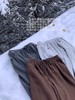 浮生八记/24D193/重磅收胯显高加厚保暖蚕丝羊毛休闲裤 商品缩略图3