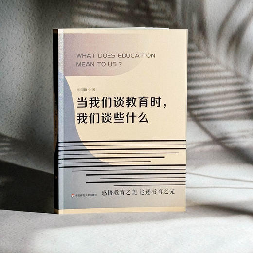 当我们谈教育时 我们谈些什么 张园勤 感悟教育之美 商品图3