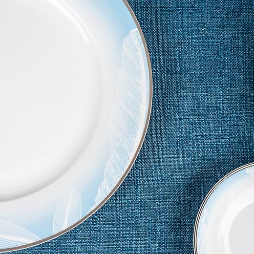 唐惠餐具套装16头中式素雅风唐山骨瓷碗盘餐具整套家居实用 白玉丹青 白玉丹青16头 16头 商品图3