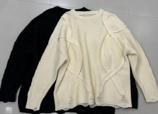 【门店同款】ENJOY冬季立体缠绕宽松毛衣 159949120 商品图0