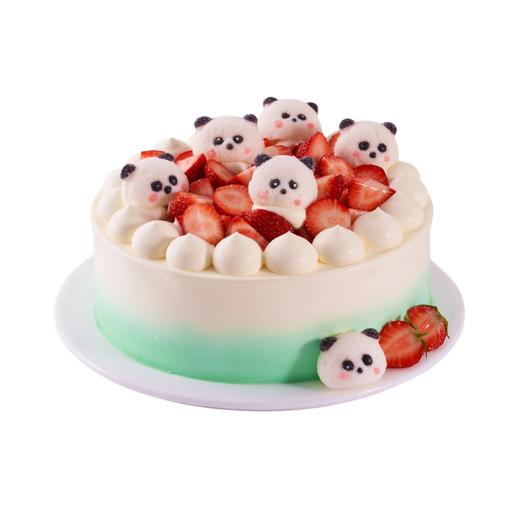熊猫多多【动物奶油生日蛋糕W】 商品图0
