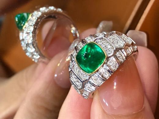 2.38ct糖塔祖母绿戒指 商品图3