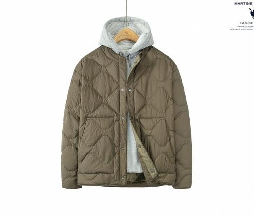 Martine Wester男密可柔轻量面料无领鹅绒服11083816 商品图3