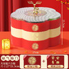 【送福字贴❗️平安喜乐多层果盘】吉祥麋鹿提手，好寓意/享美味！创意干果盘带盖家用塑料果瓜子盘分格水果盘客厅零食盒糖果盒 商品缩略图9