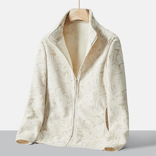 丁摩 羊羔绒抓绒衣女户外秋冬新款加绒加厚冲锋衣内胆卫衣开衫外套男迷彩5ZF-10519 商品图9