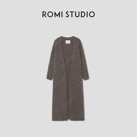 ROMI STUDIO“温柔已至”马海毛轻奢慵懒舒适百搭休闲毛衫M2283宽松