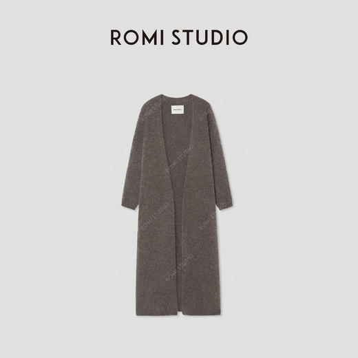 ROMI STUDIO“温柔已至”马海毛轻奢慵懒舒适百搭休闲毛衫M2283宽松 商品图0