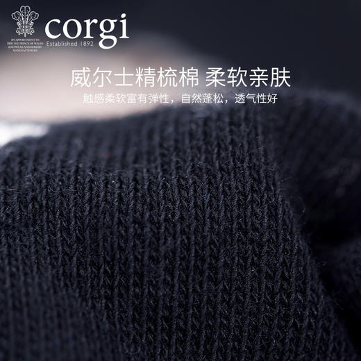 英国CORGI男士袜子 柯基狗狗印花中筒袜 商品图1