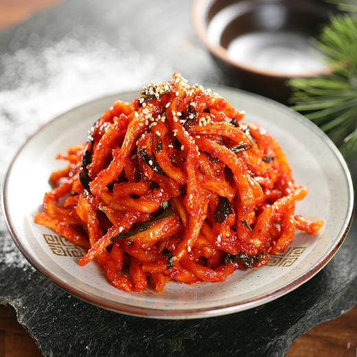 연변움무말랭이무침延边地窖辣拌干萝卜350g 商品图1