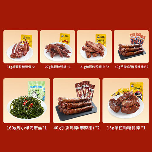 周黑鸭_零食礼包【欢聚鸭礼盒】 商品图3