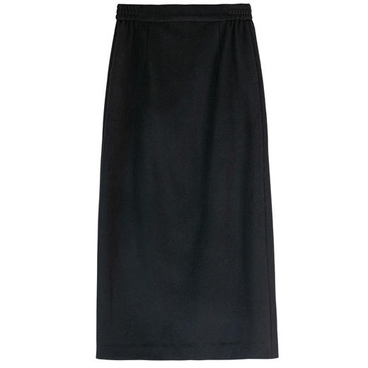 牧衣游原创 进口澳毛毛呢半裙软糯舒服显瘦百搭直筒半身裙 拂衣 商品图4