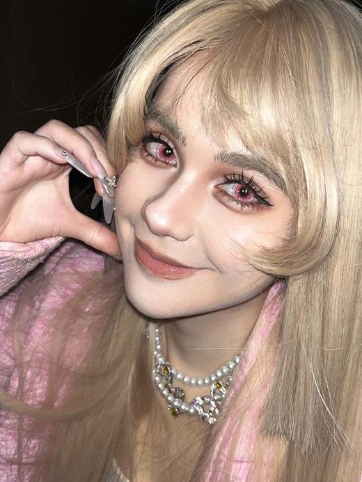 Hot girls（Hotgirl） 半年抛 玫瑰心 直径14.5mm着色14.0mm 商品图1