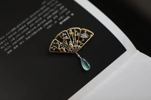 四君子之仕女折扇 商品图4