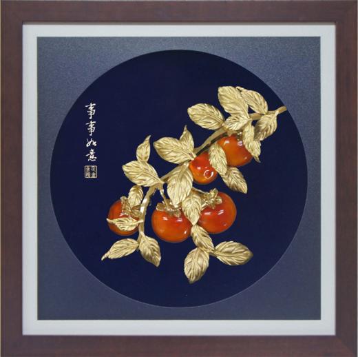 【彼达思】事事如意 连年有余 一帆风顺 工艺画摆件 商品图3