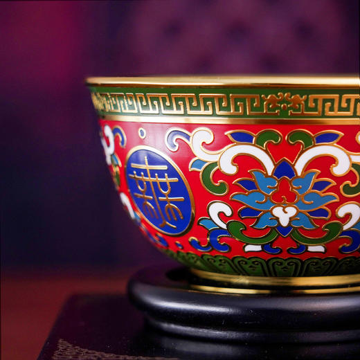 宫廷珐琅龙凤碗 | 非遗景泰蓝  盛世鼎 献礼故宫建院100周年 商品图9