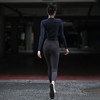 Beemen无缝一体织固定杯瑜伽服上衣秋冬季打底运动长袖 商品缩略图4