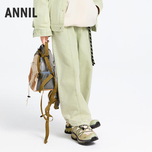 男女童全腰单裤春季新款安奈儿童装实体店同款AM516522 商品图2