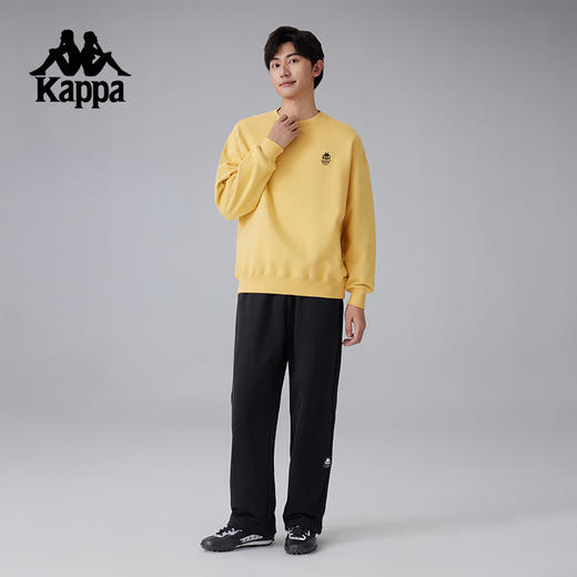 Kappa卡帕背靠背新款运动套头衫男休闲圆领卫衣宽松针织长袖上衣K0F12WT61 商品图4