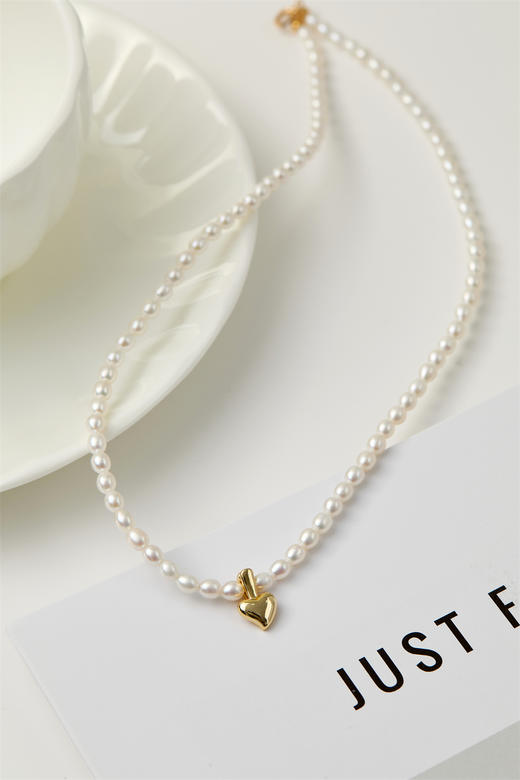 pearl moments珍刻 mini一勺汤圆 米粒珍珠项链 商品图2