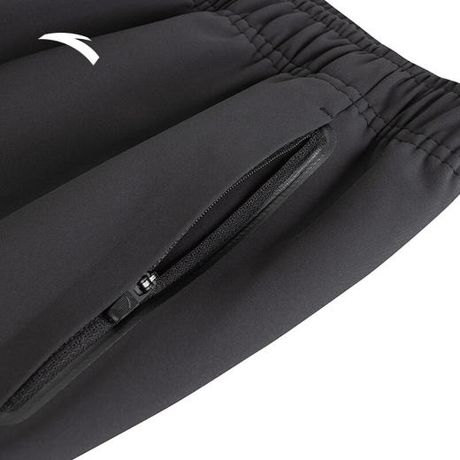 安踏舒乐加绒型动裤丨防泼水梭织运动长裤男裤直筒裤子152517519N 商品图8