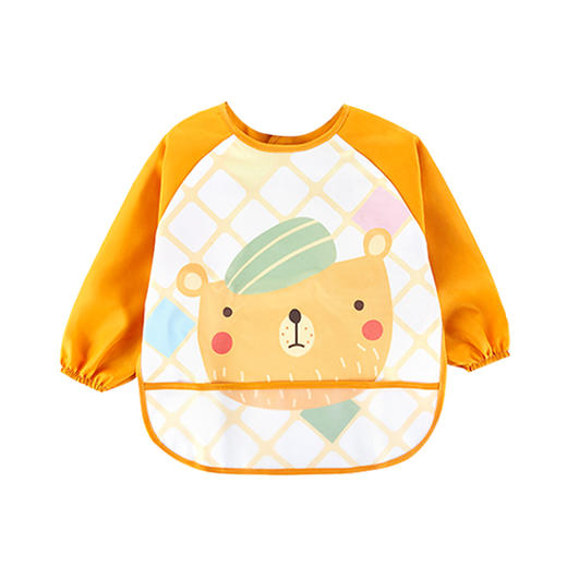 *【蓓兜】宝宝罩衣婴儿吃饭围兜饭兜防水防脏儿童画画围裙男女孩反穿衣春秋宝宝罩衫防脏套衣 商品图4