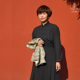 JW1234老钱风中式衬衣#JW1308-2简约马面裙