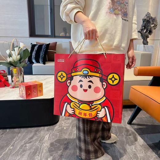【赠礼袋】乐乐兄弟大吉大利11件套桔树新年摆件积木玩具 八方财运到 大吉大利 万事大吉 益智新年礼物 商品图1