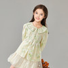 笛莎Deesha 童装女童衬衫2025春新款女童优雅花版翻领衬衫 商品缩略图0