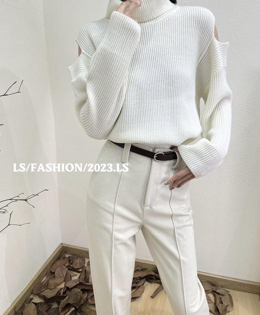 33GAZ150485#高领露肩毛织衫 商品图3