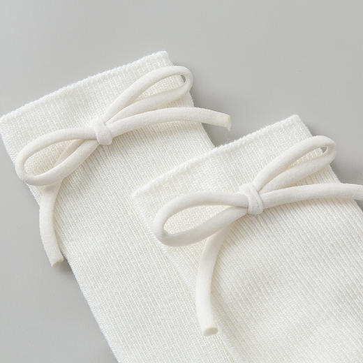 迷你巴拉女童透气袜子春季新款宝宝棉弹甜美可爱蝴蝶袜不勒脚 商品图2