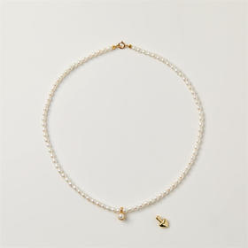 pearl moments珍刻 mini一勺汤圆 米粒珍珠项链