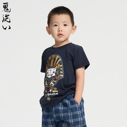 ONIARAI/鬼洗25春夏地藏系列公仔法老地藏短袖男女童TEE  JK80194 商品图1
