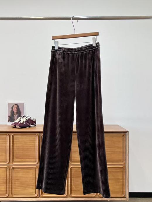 雪尼尔婴儿绒直筒阔腿糯米裤 舒适度超绝👏🏻离不开的通勤搭子☕️ 商品图3