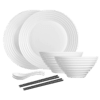 乐美雅（Luminarc）餐具华瑞娜套装家用无铅白玉玻璃耐高温饭面汤碗餐盘微波炉适用 LC-CJJ1101华瑞娜白玉餐具8件套 商品缩略图6