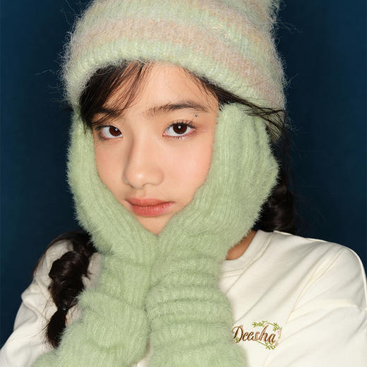 笛莎Deesha青少年女童T恤2025春季女童精致绣花基础长袖T恤 商品图2