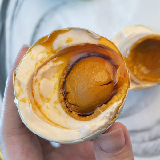 三客游 烤海鸭蛋 流油 开袋即食 70g/枚 商品图4