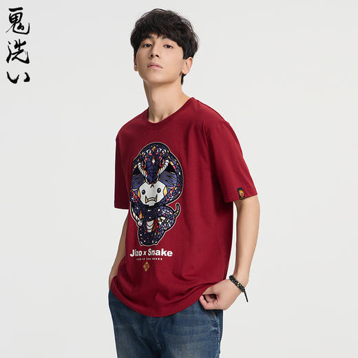 ONIARAI/鬼洗25春夏新地藏公仔蛇年限定地藏短TEE男女款 J850193 商品图1