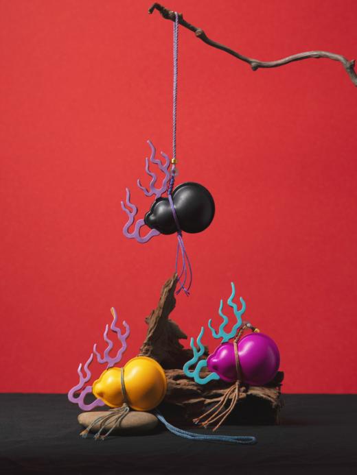 福禄 手工皮革葫芦挂件 商品图0