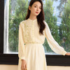 玳莎新中式绣花衬衫女2025年春季新款设计感灯笼袖小立领绉感上衣  FA31301 商品缩略图1