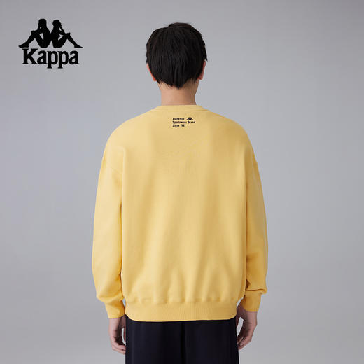 Kappa卡帕背靠背新款运动套头衫男休闲圆领卫衣宽松针织长袖上衣K0F12WT61 商品图3